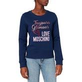 Love Moschino Blue Cotton Women Sweater -   -  Love Moschino.